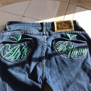 Apple bottom jeans size 3/4